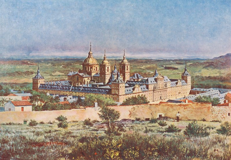 El Elscorial: Vista General by Emilio Poy Dalmau