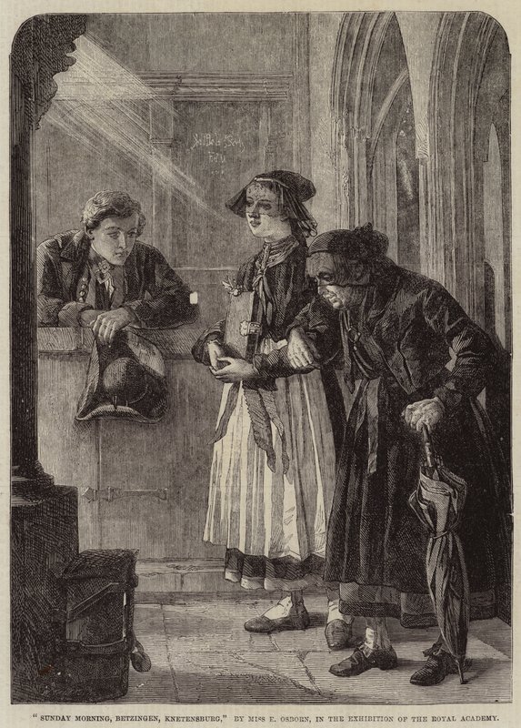 Sunday Morning, Betzingen, Knetensburg by Emily Mary Osborn