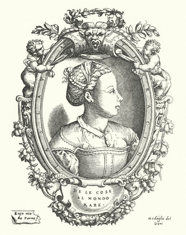 Laura Terracina, Neapolitan Renaissance poet by Enea Vico