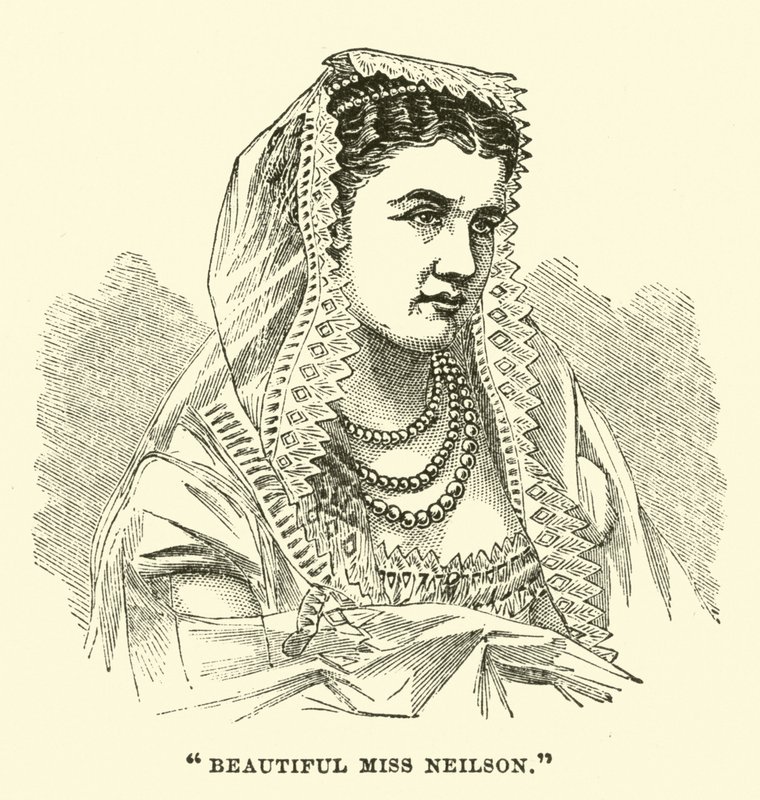 Beautiful Miss Neilson by English School