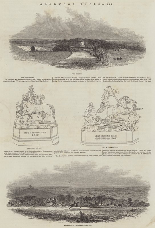 Goodwood Races, 1845 by English School
