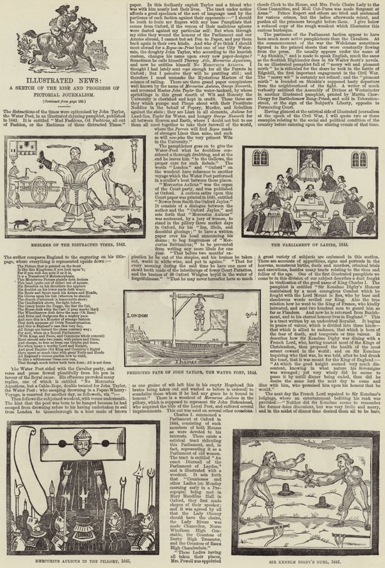 Illustrated News, a Sketch of the Rise and Progress of Pictorial Journalism by English School