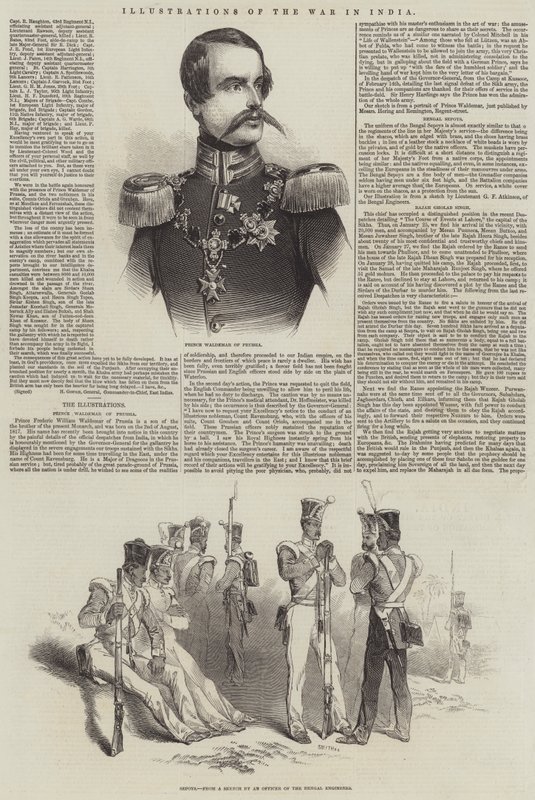 Illustrations of the War in India by English School
