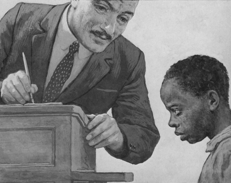 Jesse Owens as a boy by English School