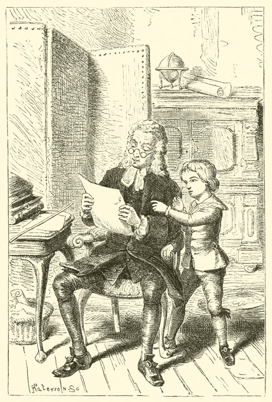 Joshua Reynolds, the boy, showing the drawing of his father