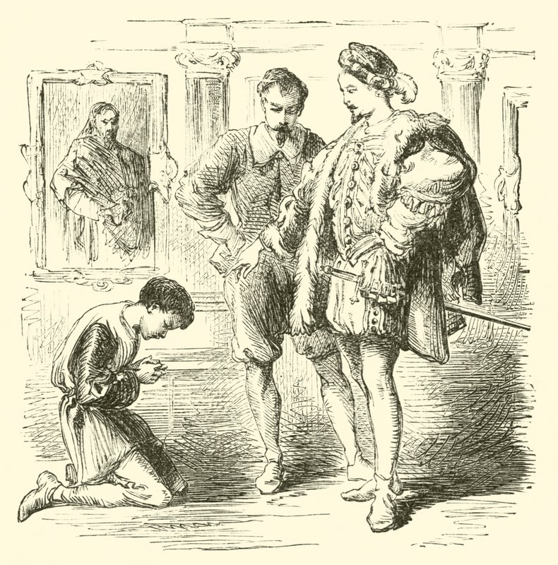 Juan De Pareja, before King Philip IV of Spain by English School