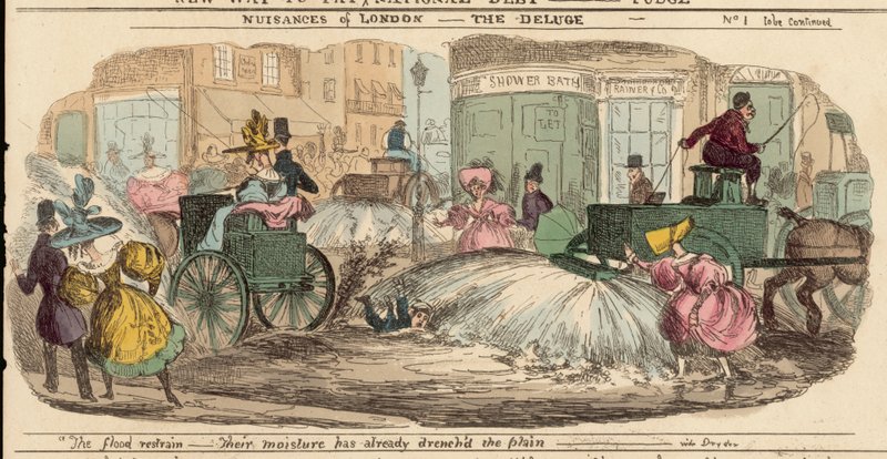 Nuisances of London, The Deluge by English School