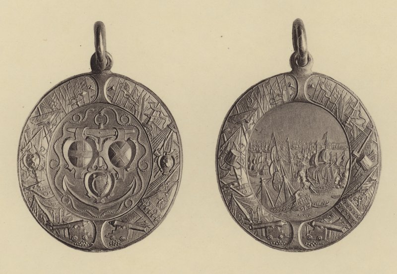 Obverse and Reverse of Naval Reward for Admiral Blake