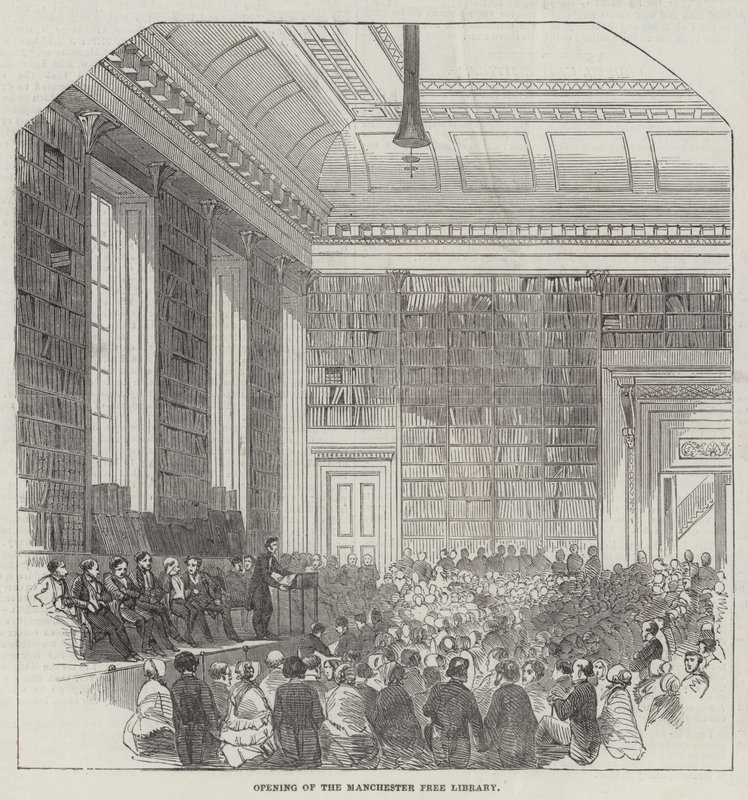 Opening of the Manchester Free Library by English School