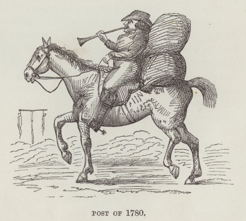 Post of 1780 by English School