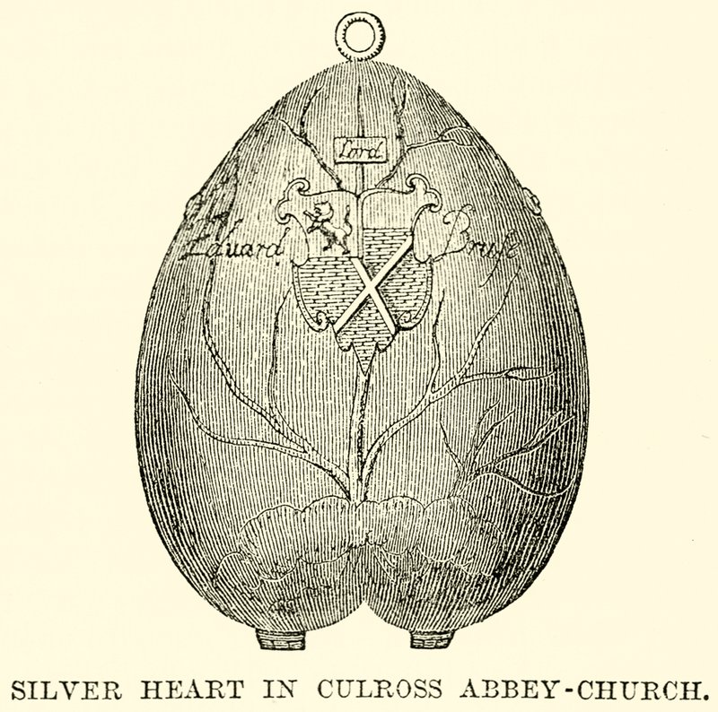 Silver Heart in Culross Abbey-Church by English School