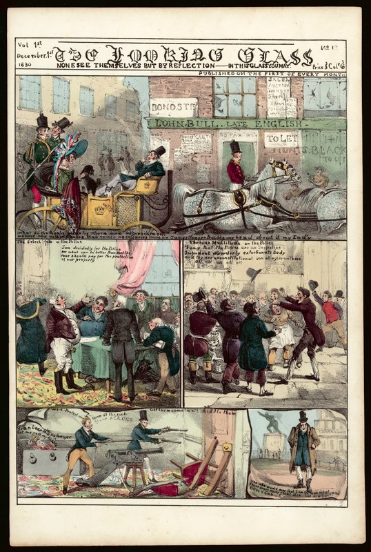 The Looking Glass, 1 December 1830 by English School