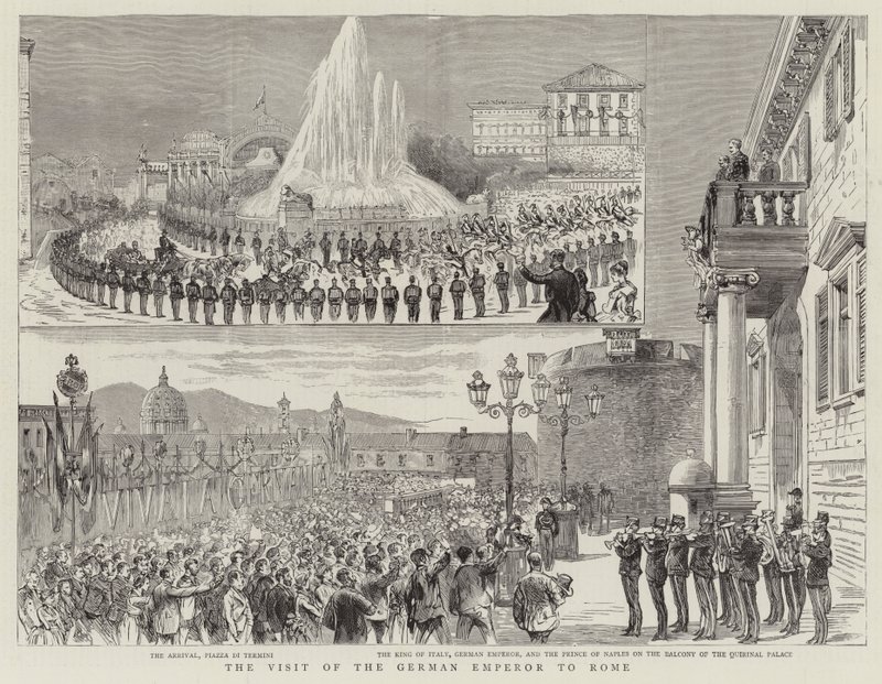 The Visit of the German Emperor to Rome by English School