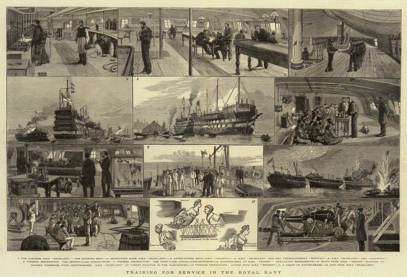 Training for Service in the Royal Navy by English School
