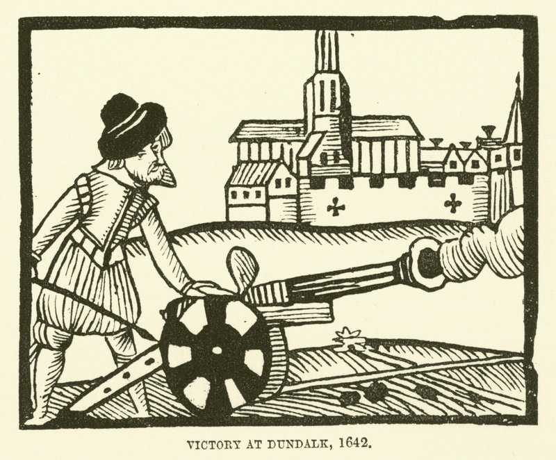 Victory at Dundalk, 1642 by English School