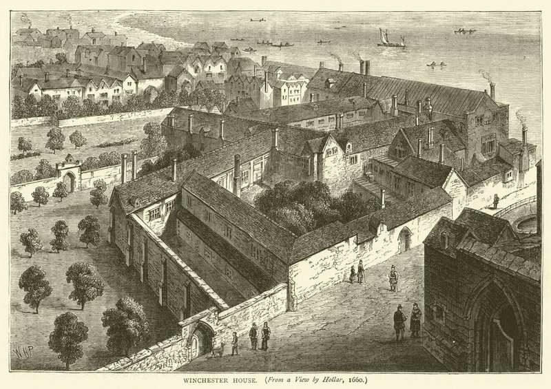 Winchester House, from a view by Hollar, 1660 by English School