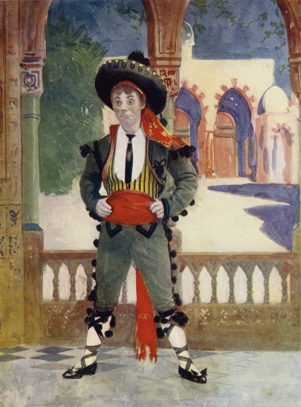 Mr Edmund Payne in The Toreador by English Photographer
