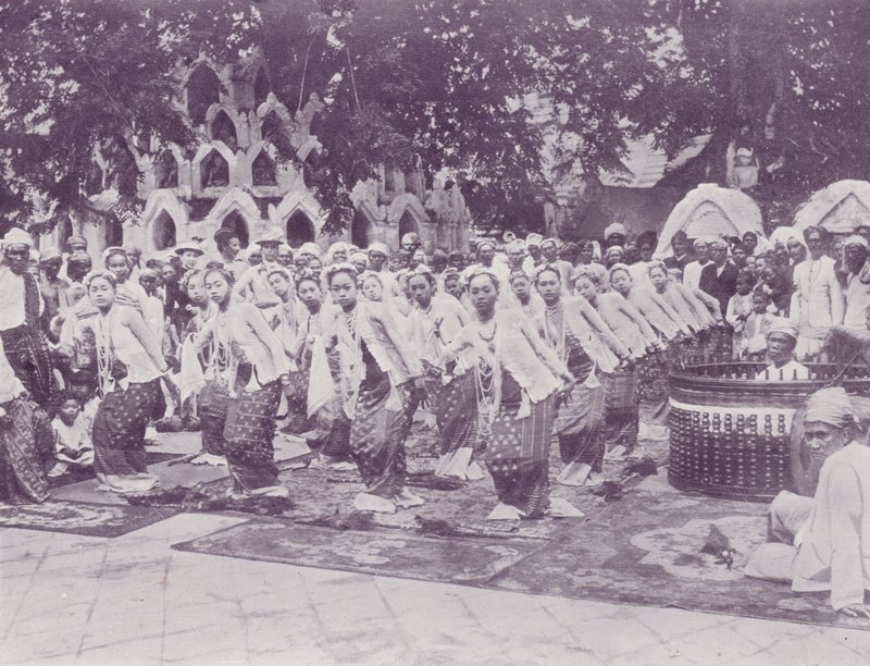A Burmese Dance by English Photographer