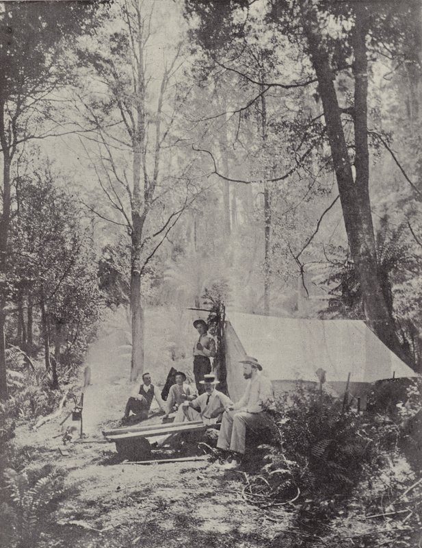 A Bush Camp, Tasmania by English Photographer