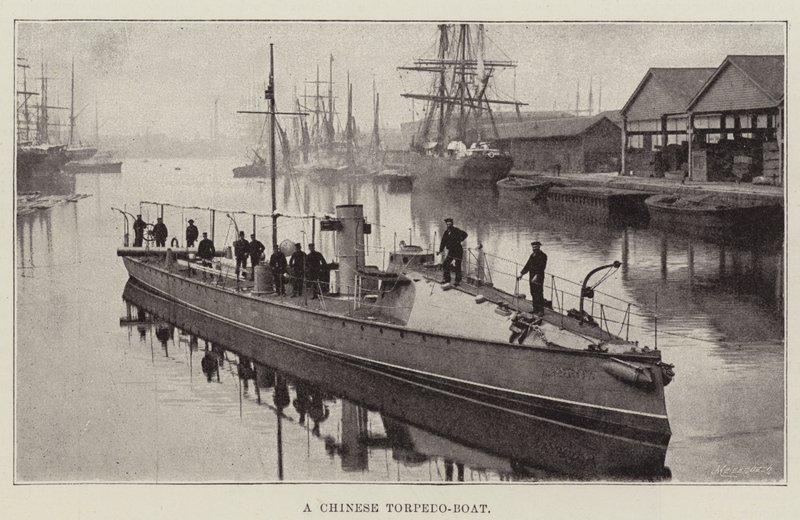 A Chinese Torpedo-Boat by English Photographer