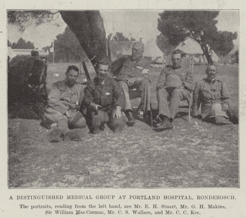 A Distinguished Medical Group at Portland Hospital, Rondebosch by English Photographer