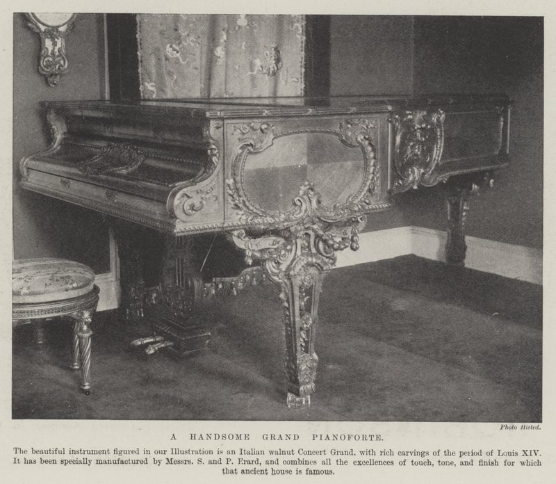 A Handsome Grand Pianoforte by English Photographer