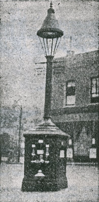 A Hot-Water Street Lamp by English Photographer