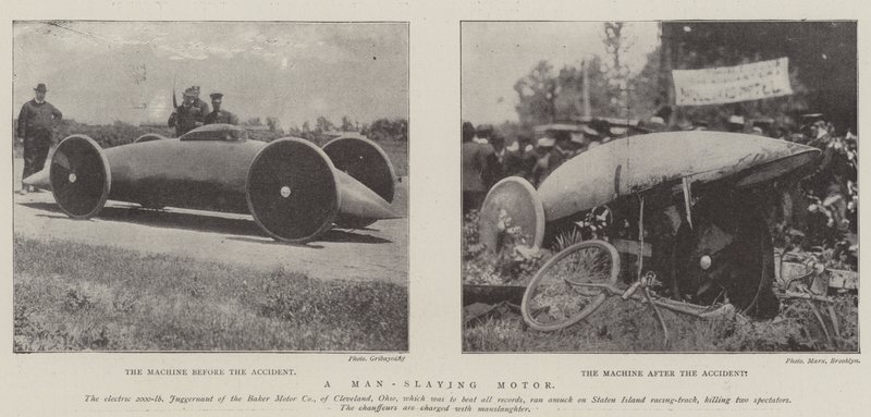 A Man-Slaying Motor by English Photographer