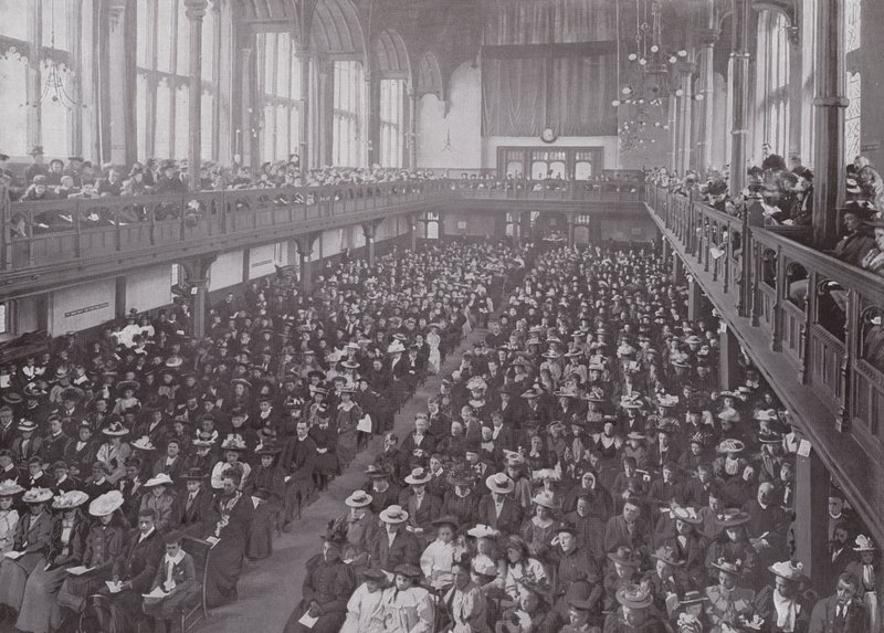 A Missionary Meeting at Church House, Westminster by English Photographer