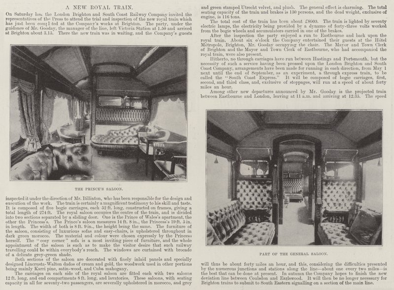A New Royal Train by English Photographer
