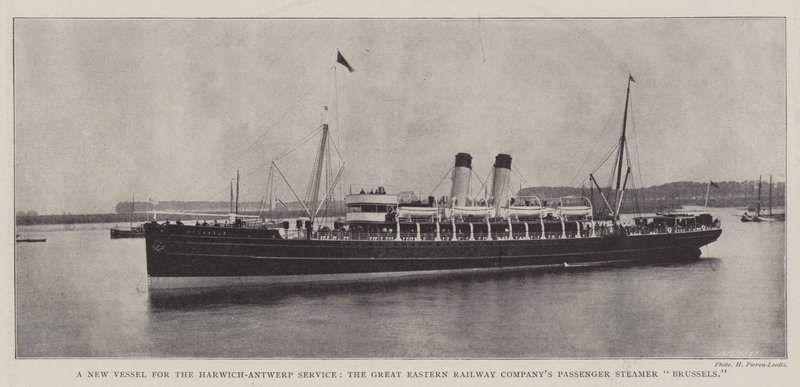 A New Vessel for the Harwich-Antwerp Service, the Great Eastern Railway Company