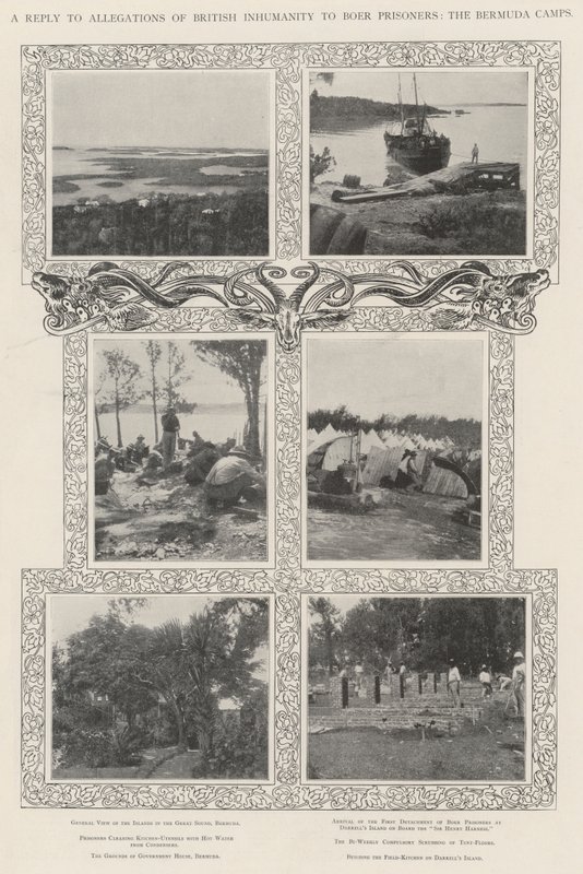 A Reply to Allegations of British Inhumanity to Boer Prisoners, the Bermuda Camps by English Photographer