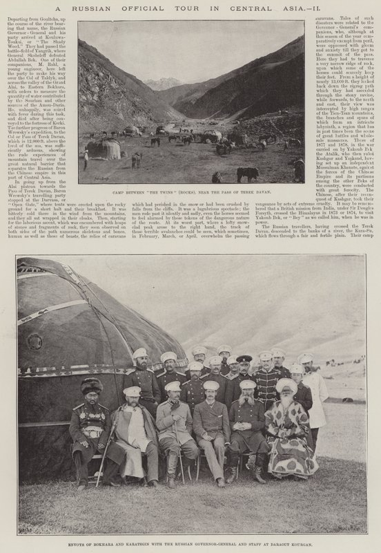 A Russian Official Tour in Central Asia by English Photographer