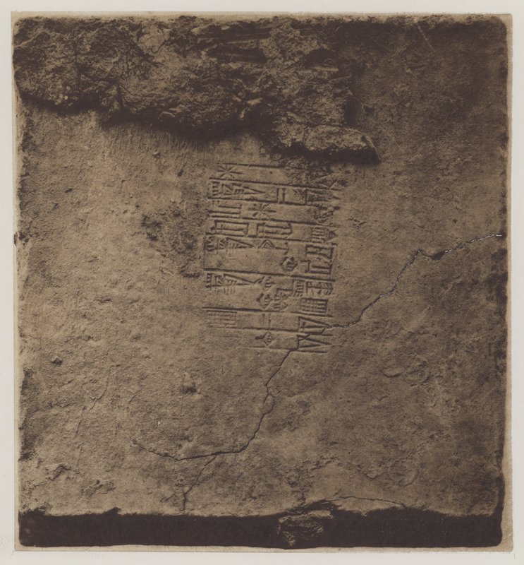 A Sinaitic Inscription by English Photographer