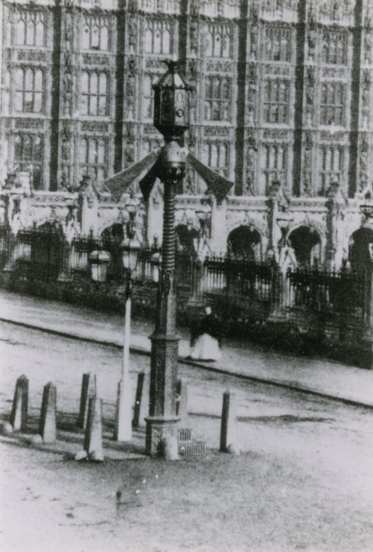 A Traffic Signal on a London Street by English Photographer