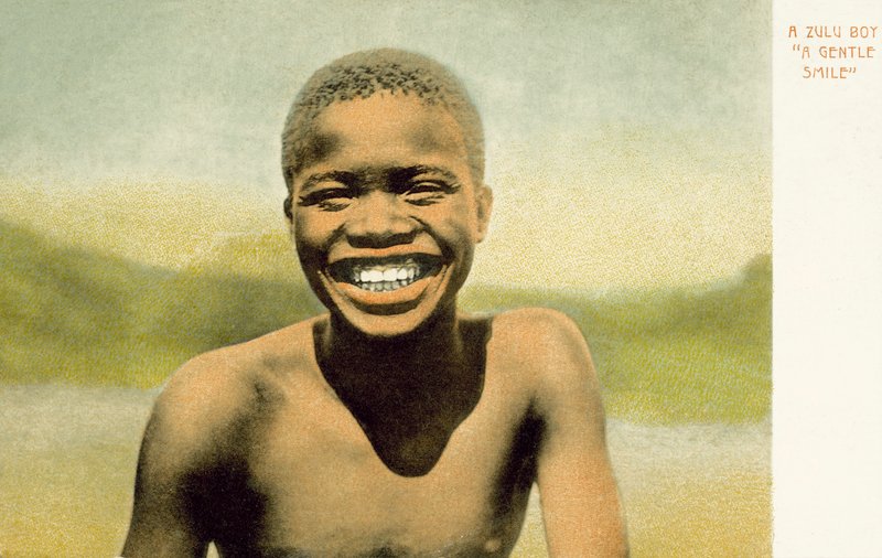 A Zulu boy, a gentle smile by English Photographer