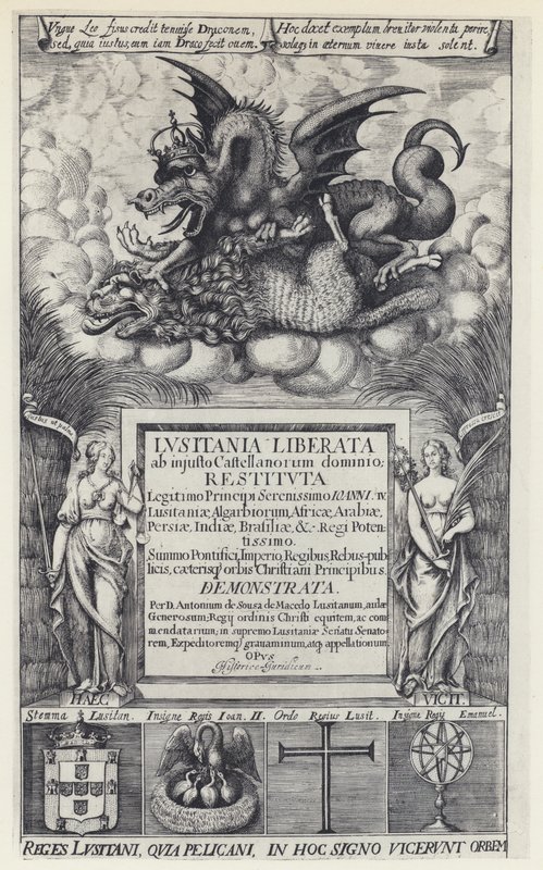 A de Sousa de Macedo, Lusitania liberata, R Heron 1645 by English Photographer