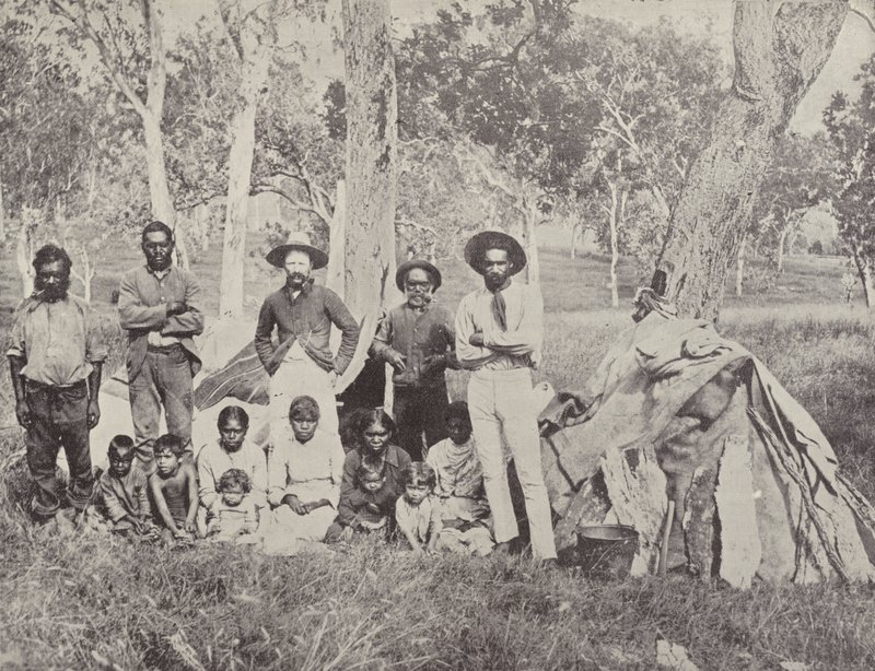 Aboriginal Camp by English Photographer