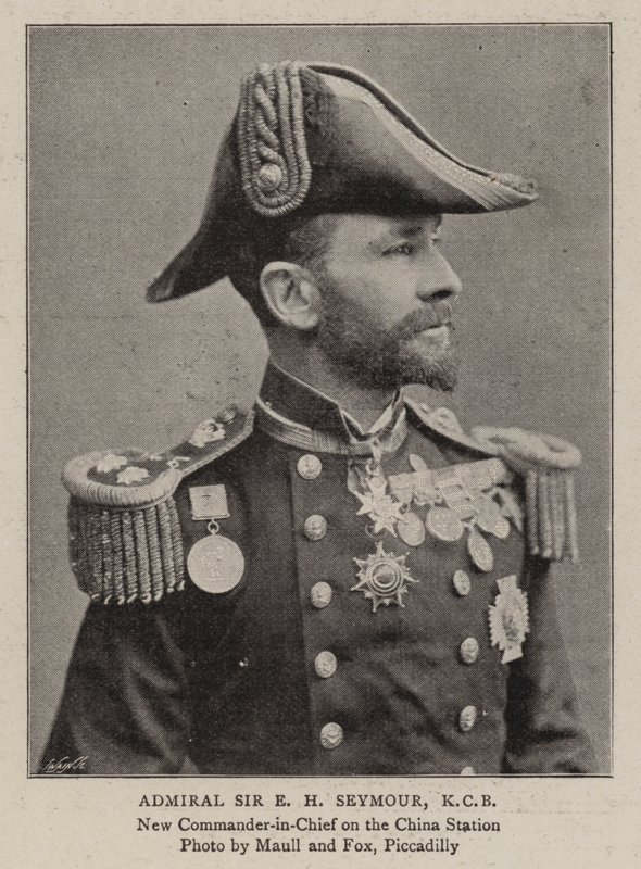 Admiral Sir E H Seymour, KCB by English Photographer
