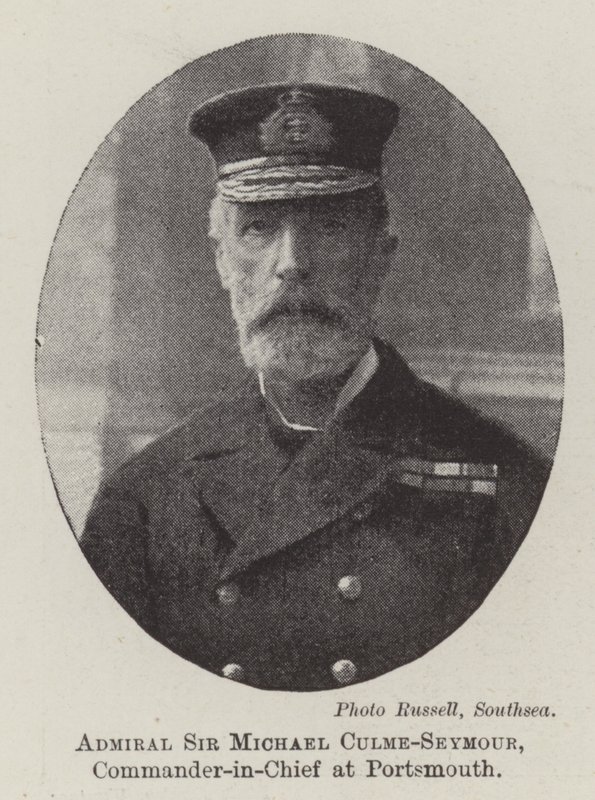 Admiral Sir Michael Culme-Seymour, Commander-in-Chief at Portsmouth by English Photographer