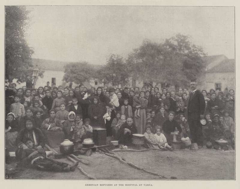 Armenian Refugees at the Hospital at Varna by English Photographer