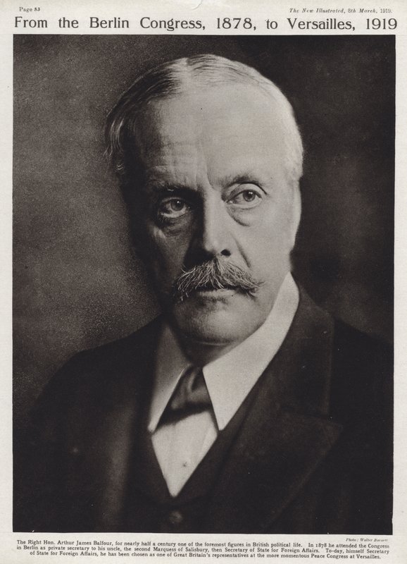 Arthur Balfour, British Conservative Politician and Prime Minister by English Photographer