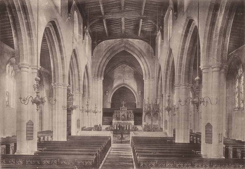 Arundel: Parish Church Interior by English Photographer