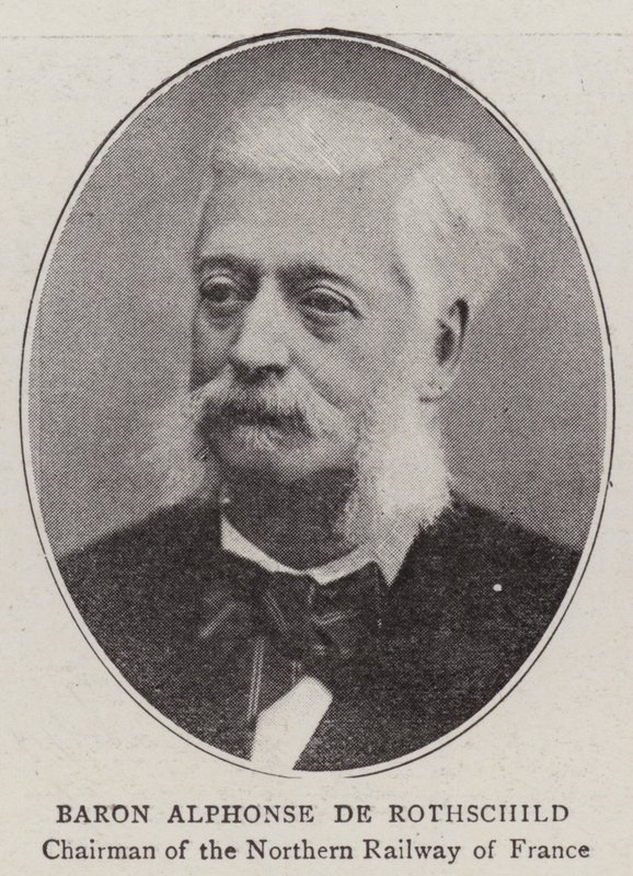 Baron Alphonse de Rothschild by English Photographer