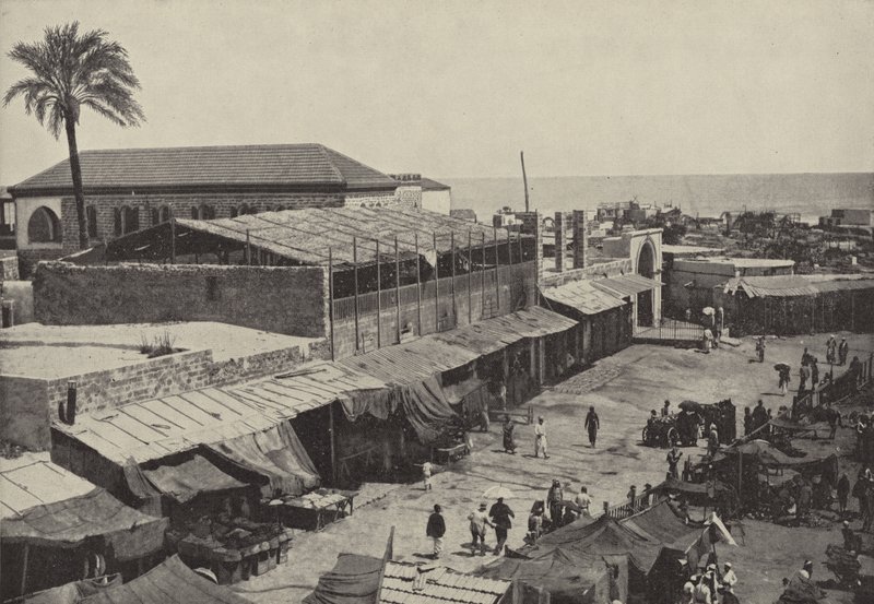 Bazaar of Joppa, The City of Simon, the tanner by English Photographer