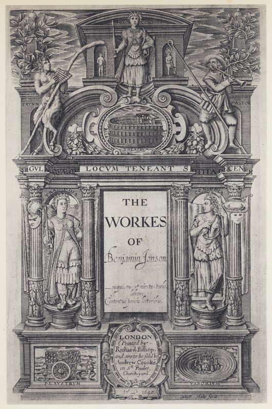 Ben Jonson, The Workes, W Stansby 1616 by English Photographer