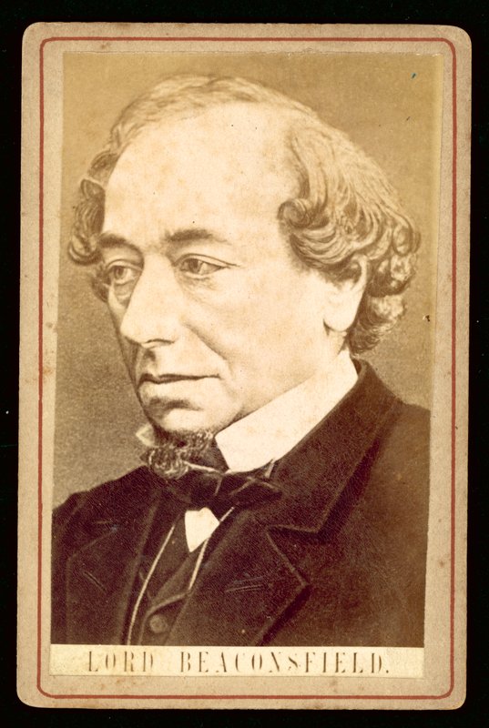 Benjamin Disraeli, Lord Beaconsfield, portrait by English Photographer