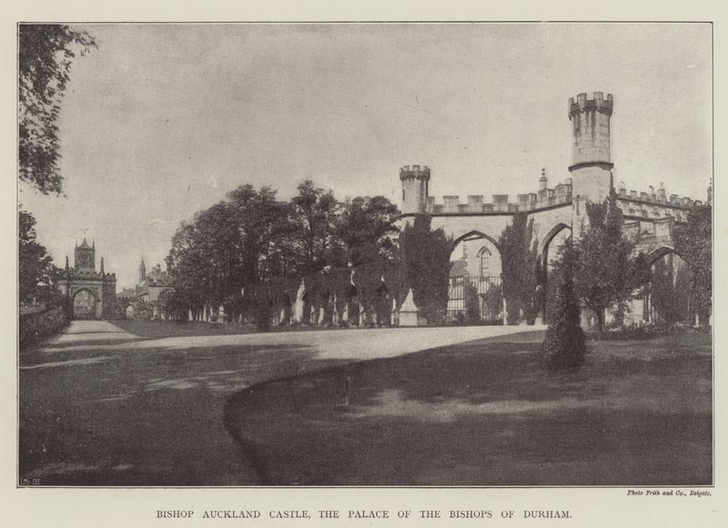 Bishop Auckland Castle, the Palace of the Bishops of Durham by English Photographer