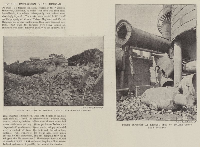 Boiler Explosion near Redcar by English Photographer