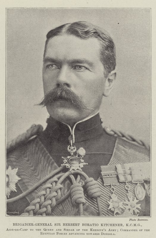 Brigadier-General Sir Herbert Horatio Kitchener, KCMG by English Photographer